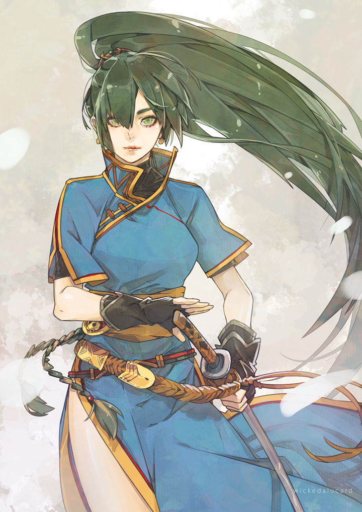lyn (fire emblem and 1 more) drawn by ian_olympia