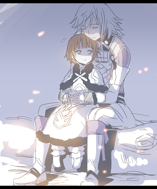 lora and jin (xenoblade chronicles and 2 more) drawn by mizuki_riko