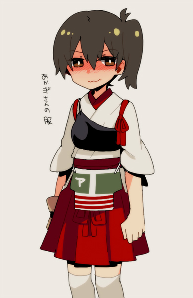 kaga and akagi (kantai collection) drawn by mikasa_(mitochondri)