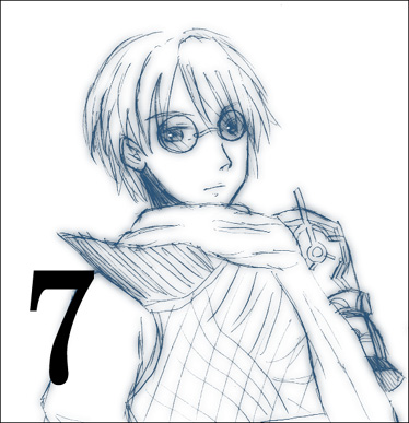 ovan (.hack// and 2 more) drawn by yuura_shiu