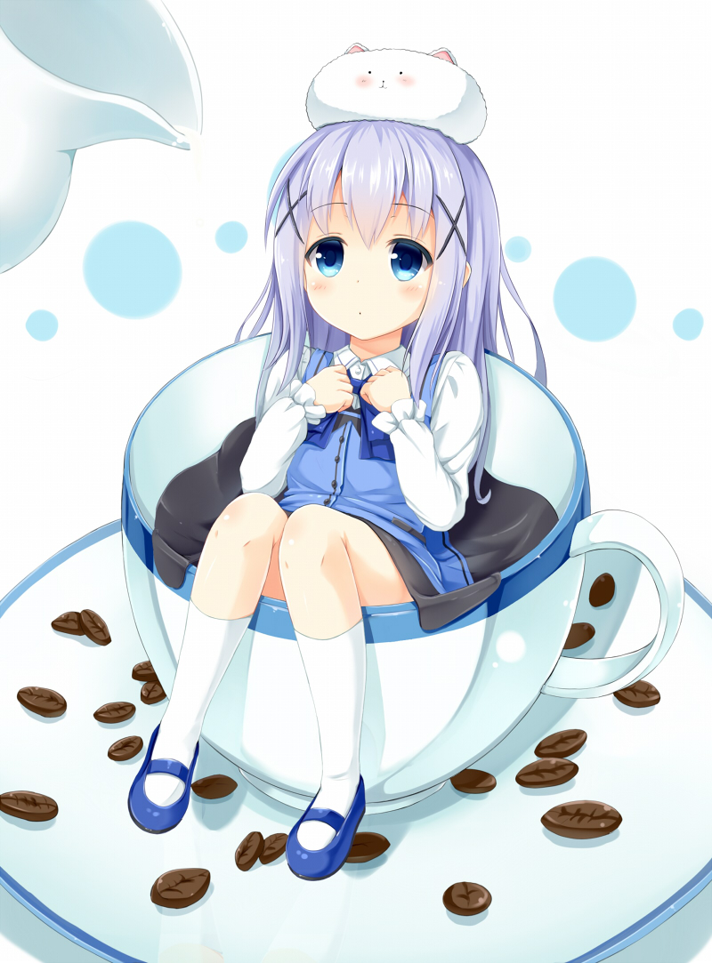 kafuu chino and tippy (gochuumon wa usagi desu ka?) drawn by noe_noel