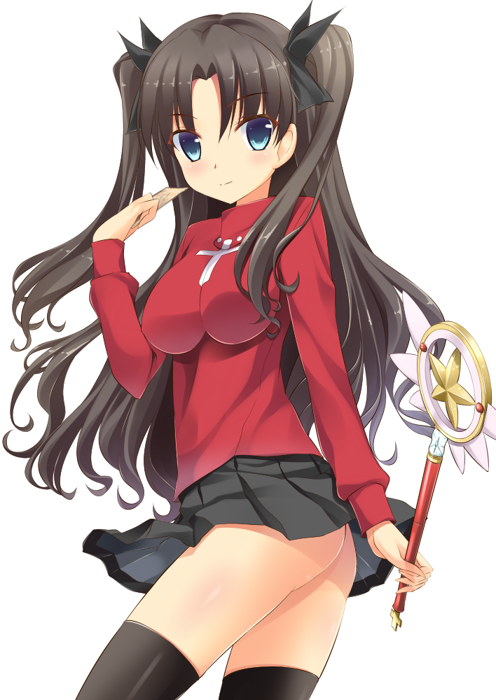 tohsaka rin and magical ruby (fate and 1 more) drawn by onaka_sukisuki
