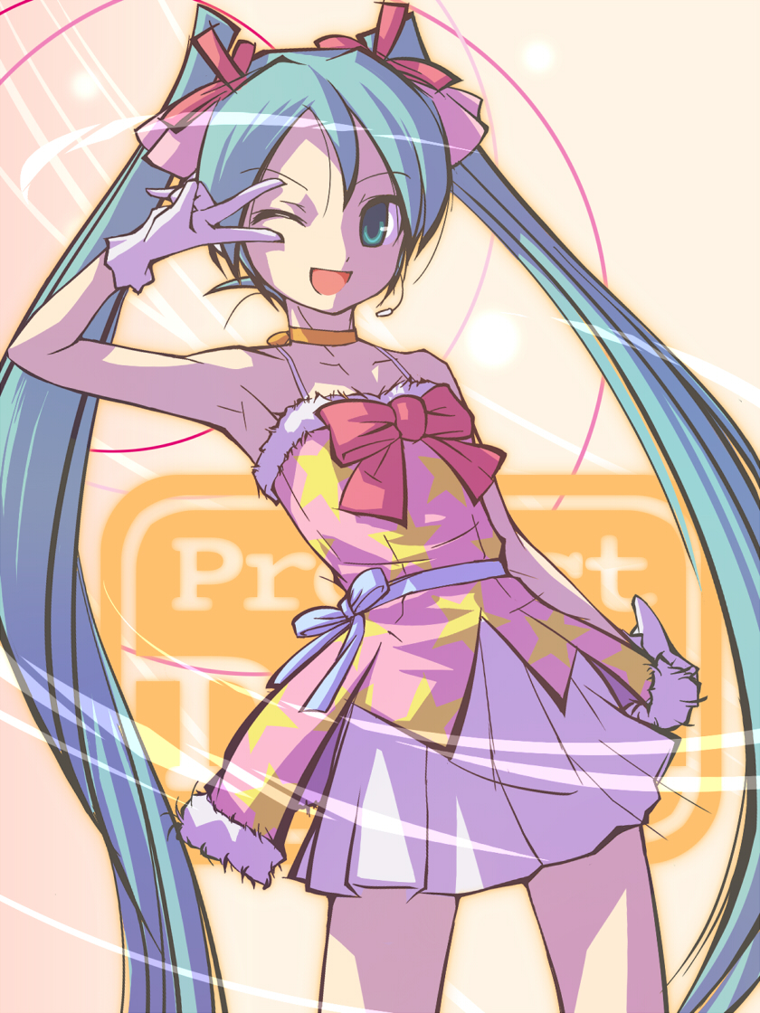 hatsune miku and amami haruka (idolmaster and 4 more) drawn by haiiro_(hi_ghi_ro)