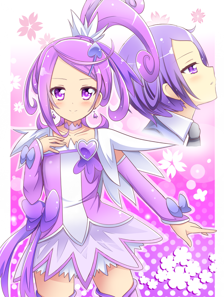 kenzaki makoto and cure sword (precure and 1 more) drawn by shinekalta