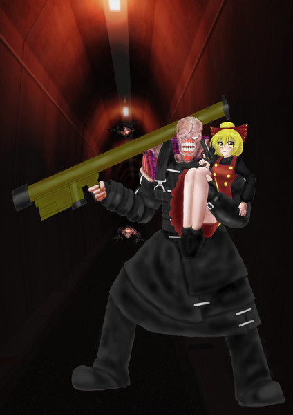 kurodani yamame, nemesis, and licker (touhou and 1 more) drawn by raodekiya