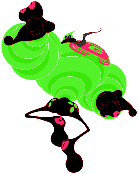 flitz ghost (cool cool toon) drawn by gyoubu_ippei
