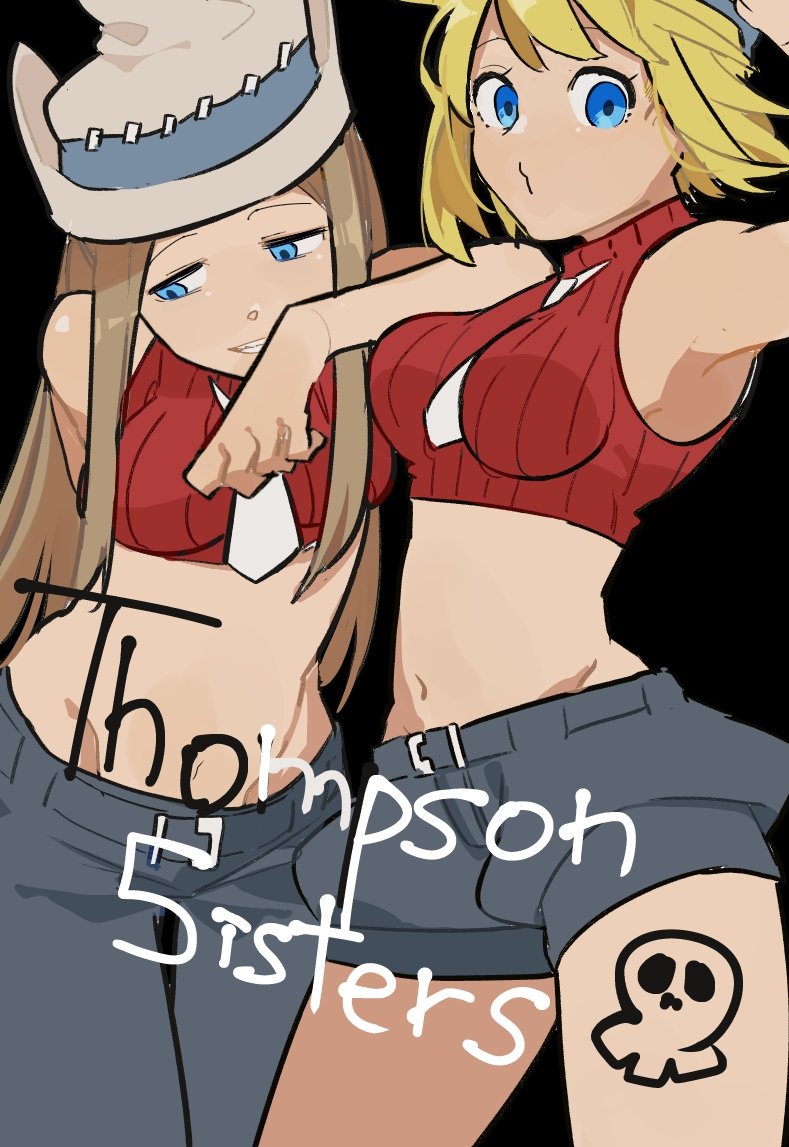 patricia thompson and elizabeth thompson (soul eater) drawn by cromo_(temple-island-a)
