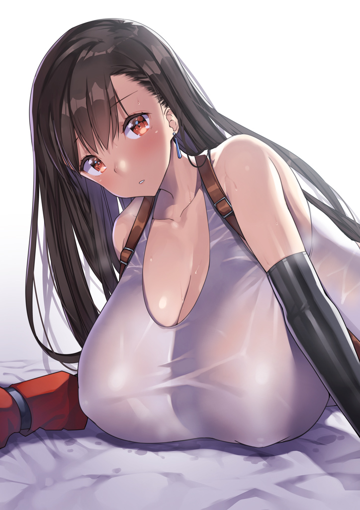 tifa lockhart (final fantasy and 1 more) drawn by nagase_haruhito