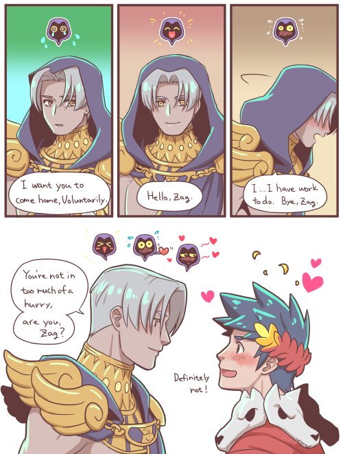zagreus and thanatos (hades and 1 more) drawn by astraea_f