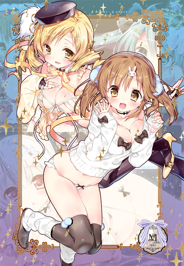 tomoe mami and totoki airi (idolmaster and 2 more) drawn by kamiya_maneki
