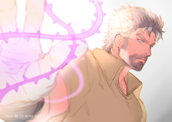 joseph joestar and hermit purple (jojo no kimyou na bouken and 1 more) drawn by onegingek