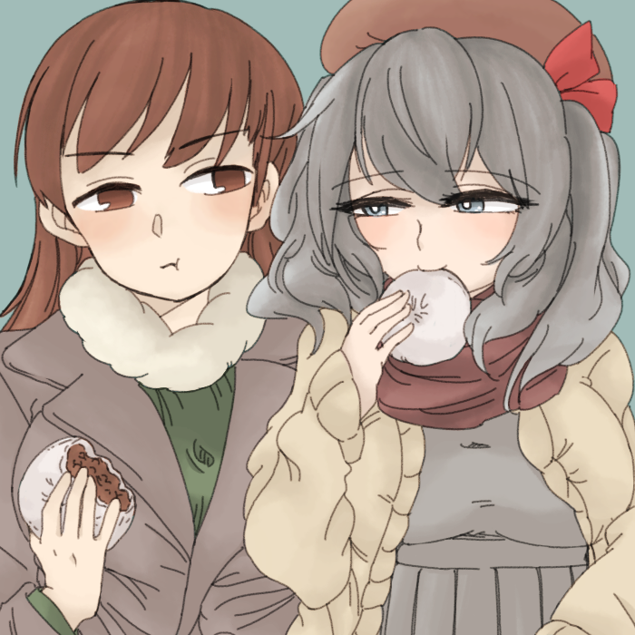 kashima and ooi (kantai collection) drawn by nekura_kuroraro