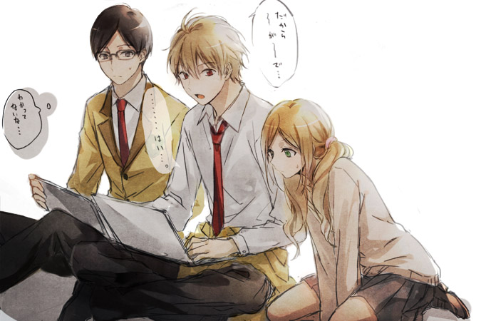 nina klein, tsumugi yutaro, and matsuribi kisaki (aldnoah.zero) drawn by mg_(mica)