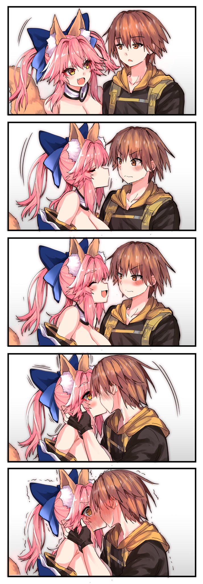 tamamo, tamamo no mae, and kishinami hakuno (fate and 3 more) drawn by wisespeak