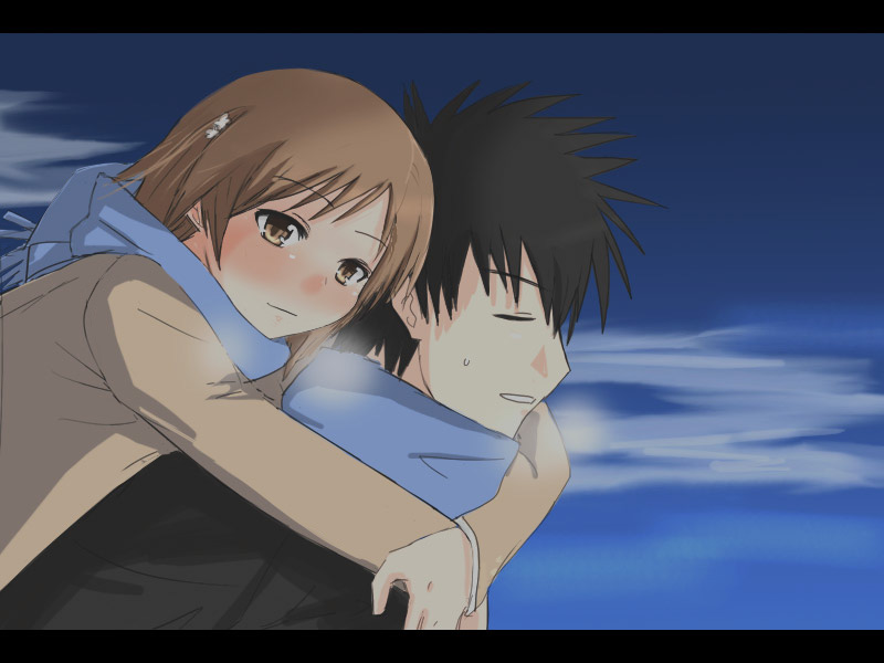 misaka mikoto, aisaka taiga, and kamijou touma (toaru majutsu no index and 3 more) drawn by shiki_(no-reply)
