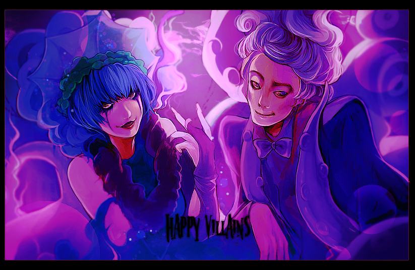 ms. hades and 8-foot joe (disneyland) drawn by kyou_o