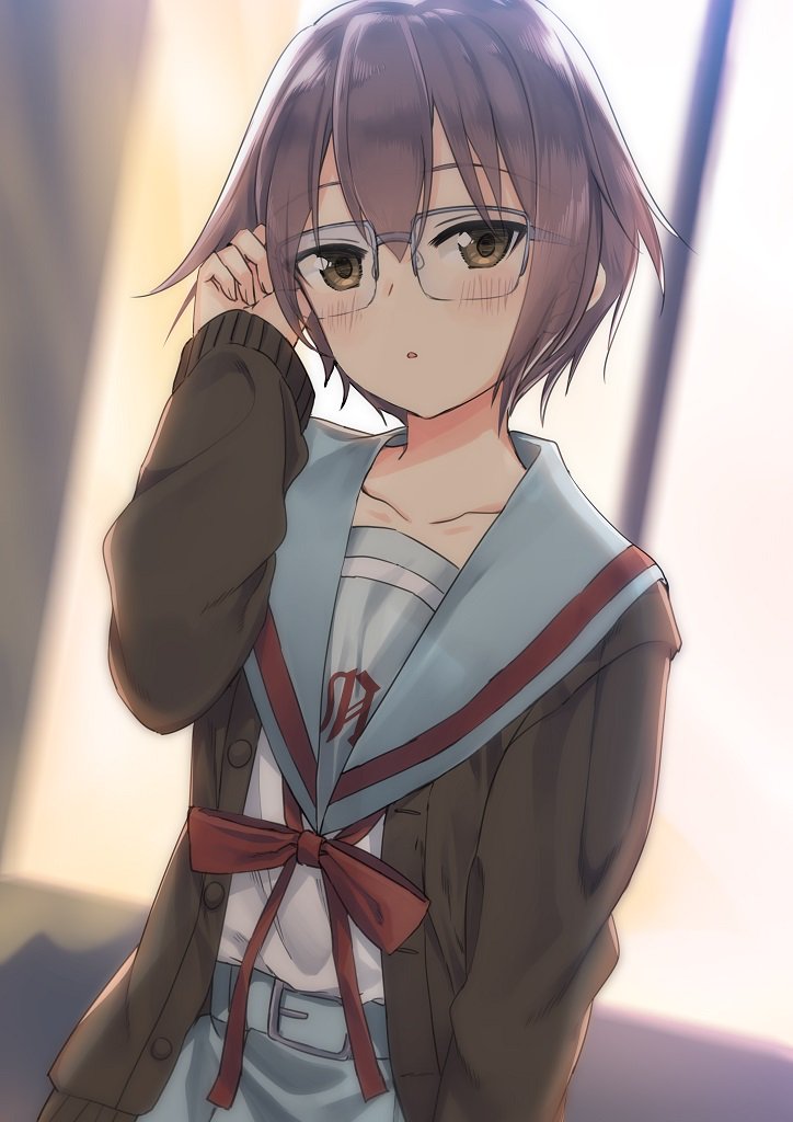 nagato yuki (suzumiya haruhi no yuuutsu) drawn by jun_project
