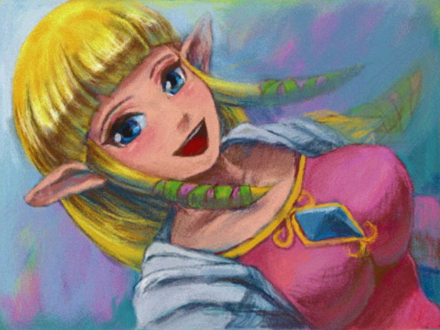 princess zelda (the legend of zelda and 1 more) drawn by chichi_band