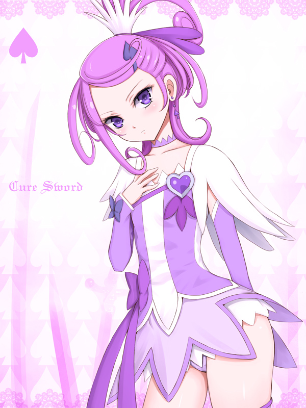 kenzaki makoto and cure sword (precure and 1 more) drawn by niwatori_kokezou