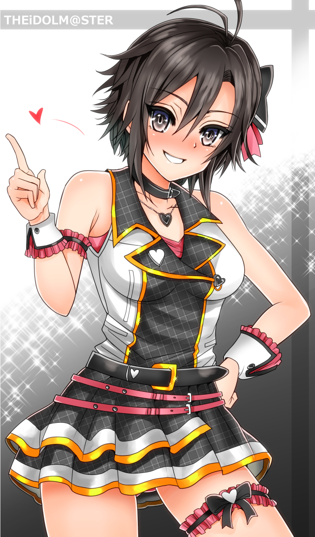 kikuchi makoto (idolmaster and 1 more) drawn by inu_(marukome)