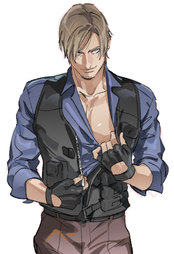 leon s. kennedy (resident evil and 1 more) drawn by tatsumi_(psmhbpiuczn)