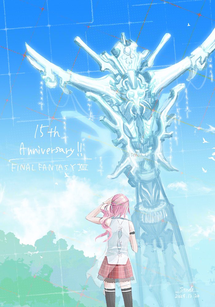 serah farron (final fantasy and 1 more) drawn by sendo_2ji