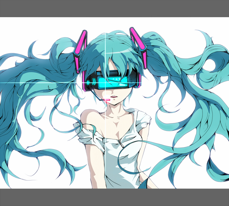 hatsune miku (vocaloid and 1 more) drawn by eto_(ikumika)