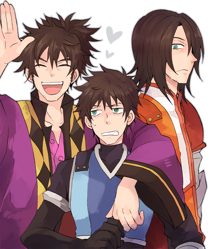 raven, schwann oltorain, and damuron atomaisu (tales of and 1 more) drawn by sudachips