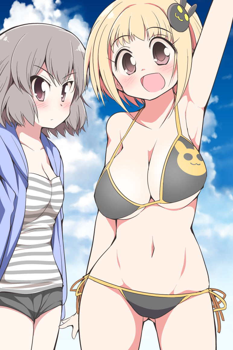 usami mimi and saegusa yuna (uzanee!!) drawn by serebi_ryousangata