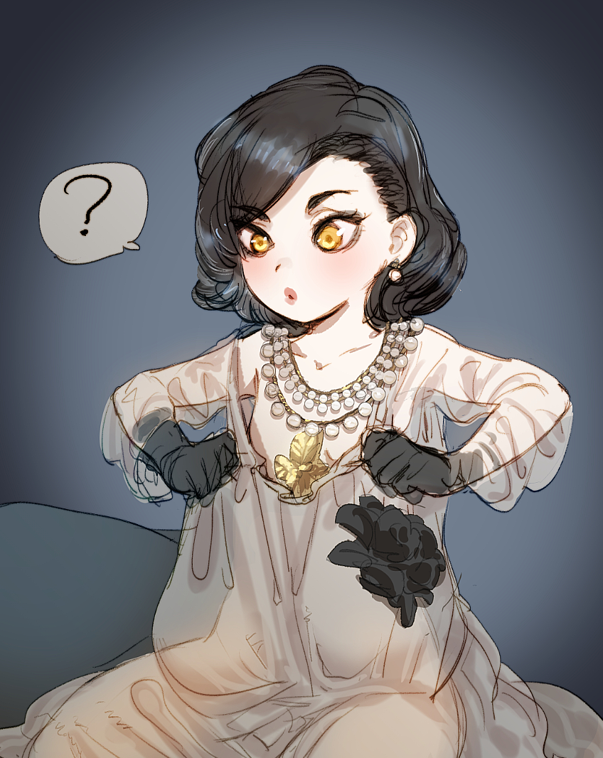 alcina dimitrescu (resident evil and 1 more) drawn by bow_(bhp)