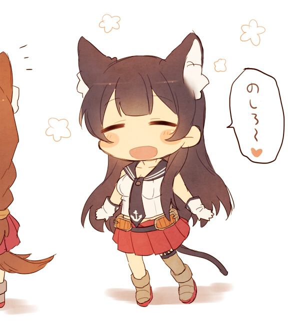 noshiro and agano (kantai collection) drawn by mika_(1020mk)