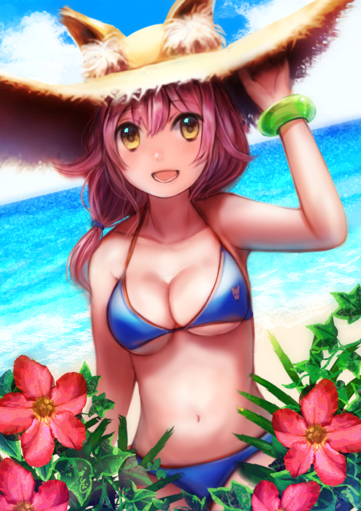 tamamo and tamamo no mae (fate and 1 more) drawn by soramame_tomu
