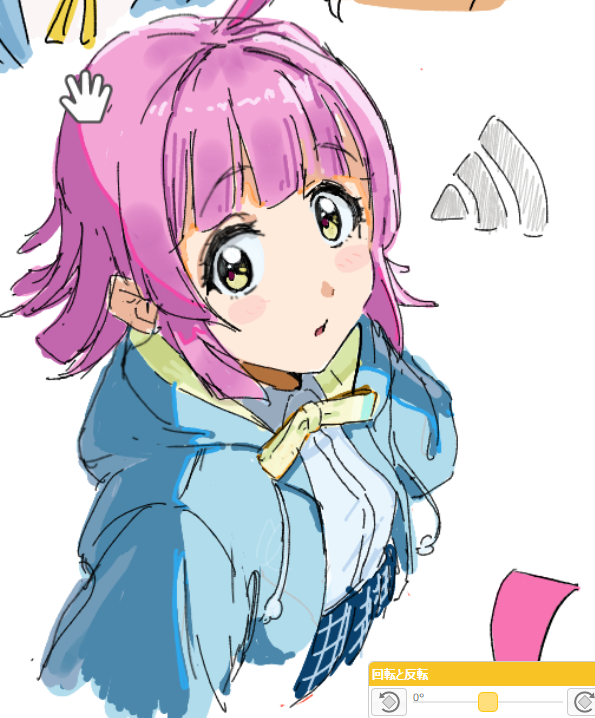 tennoji rina (love live! and 1 more) drawn by moshi_(0364p)
