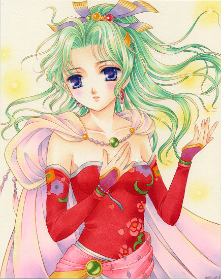 terra branford (final fantasy and 1 more) drawn by yukiou