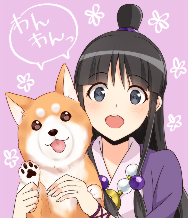 maya fey and missile (ace attorney) drawn by kisaragi_ichigo