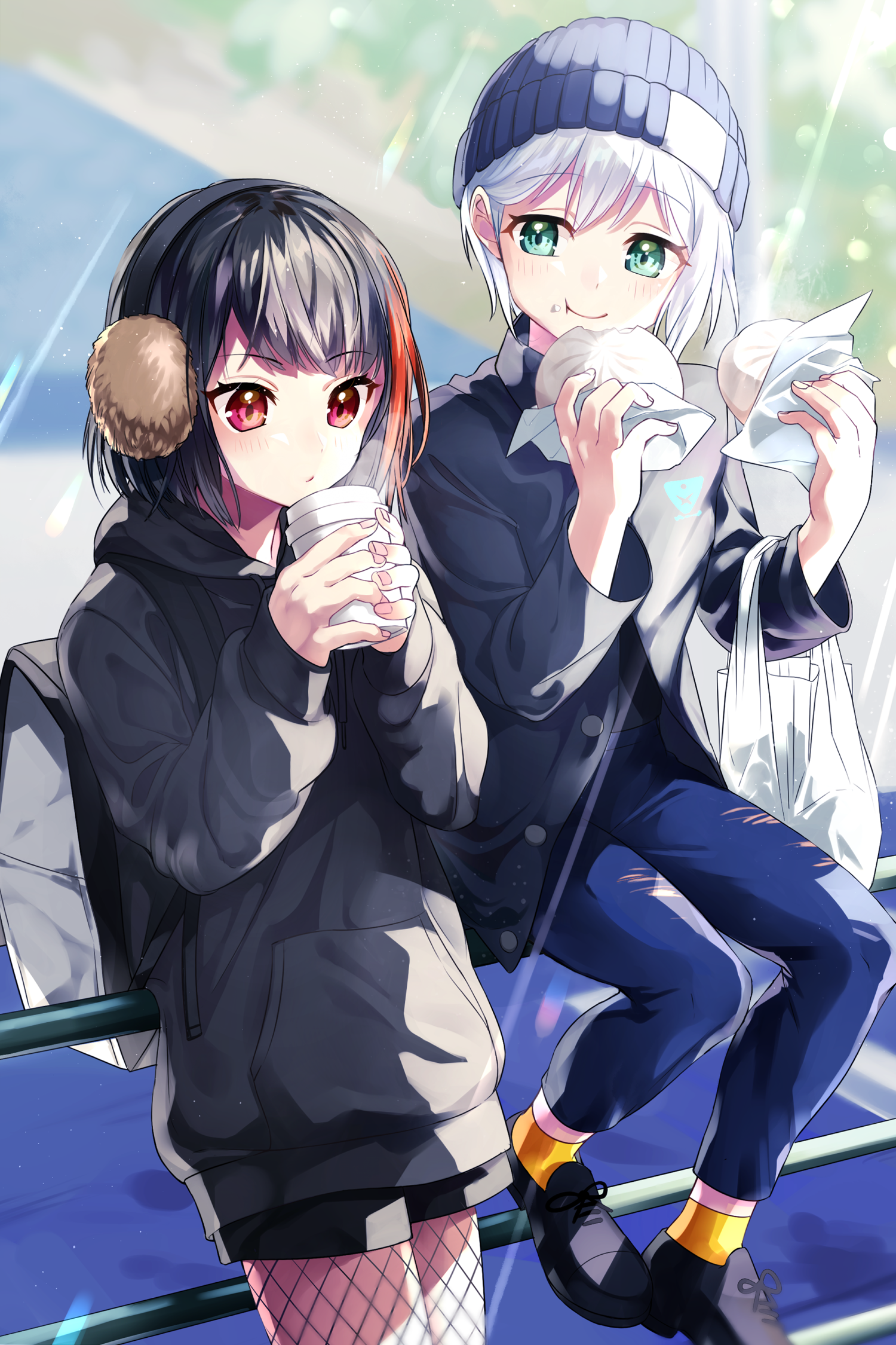Mitake Ran And Aoba Moca Bang Dream Drawn By Gen Gen M Gen Danbooru Mitake Ran And Aoba Moca Bang Dream Drawn By Gen Gen M Gen Danbooru