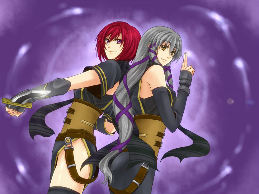 nel zelpher and clair lasbard (star ocean and 1 more) drawn by wadumi
