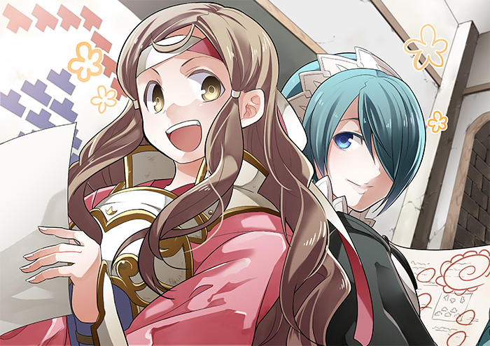 hana and setsuna (fire emblem and 1 more)