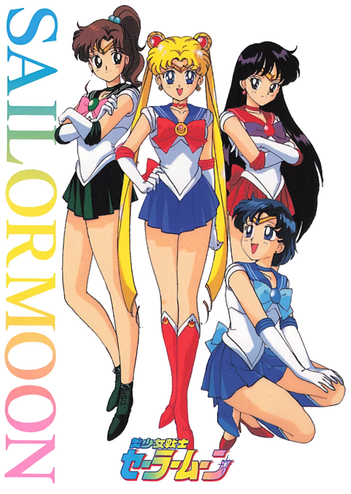 tsukino usagi, sailor moon, mizuno ami, hino rei, kino makoto, and 3 more (bishoujo senshi sailor moon) drawn by tadano_kazuko