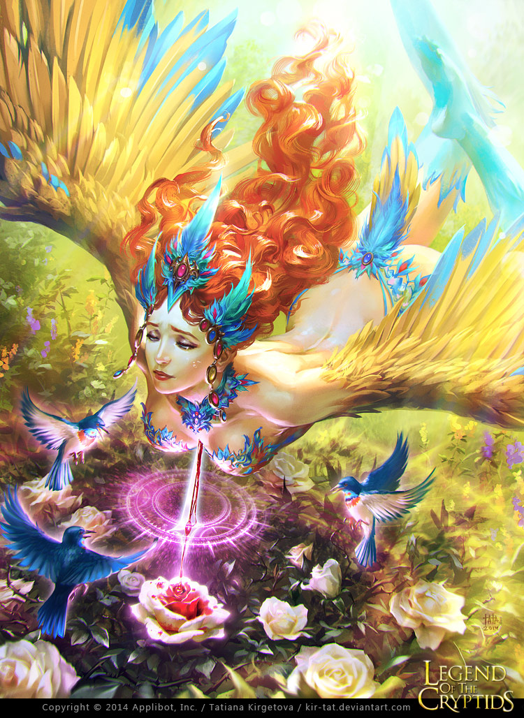 legend of the cryptids drawn by tatiana_kirgetova