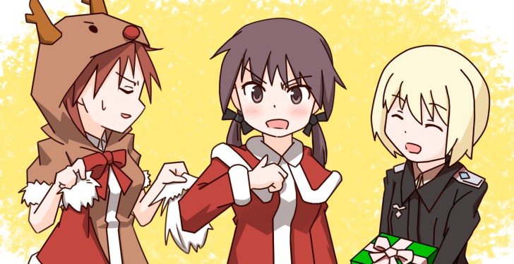 erica hartmann, gertrud barkhorn, and minna-dietlinde wilcke (world witches series and 1 more) drawn by unagi_sango