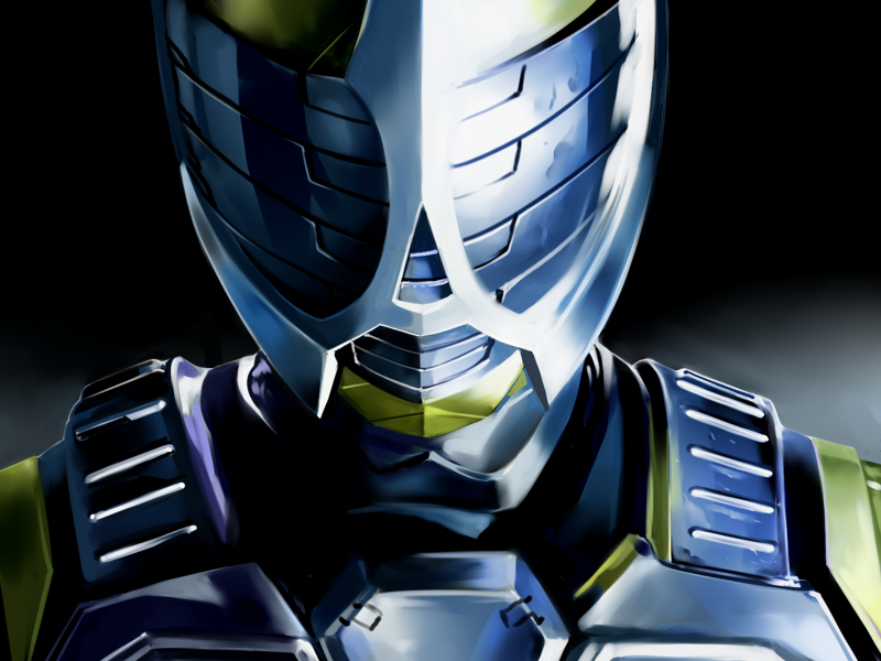 kamen rider accel (kamen rider and 1 more) drawn by doku_gorira