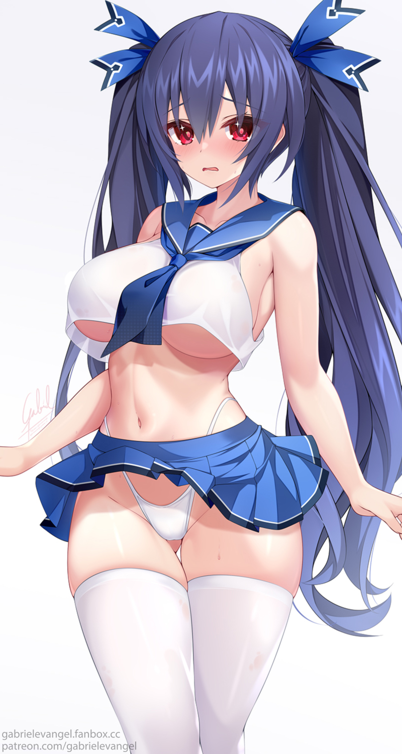 noire (neptune and 1 more) drawn by gabriel_evangel