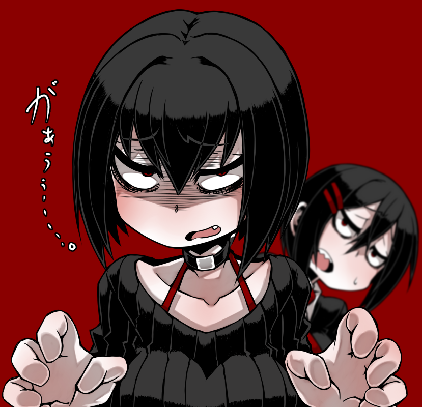thistle and retsu (original) drawn by ayame_hashinimasen