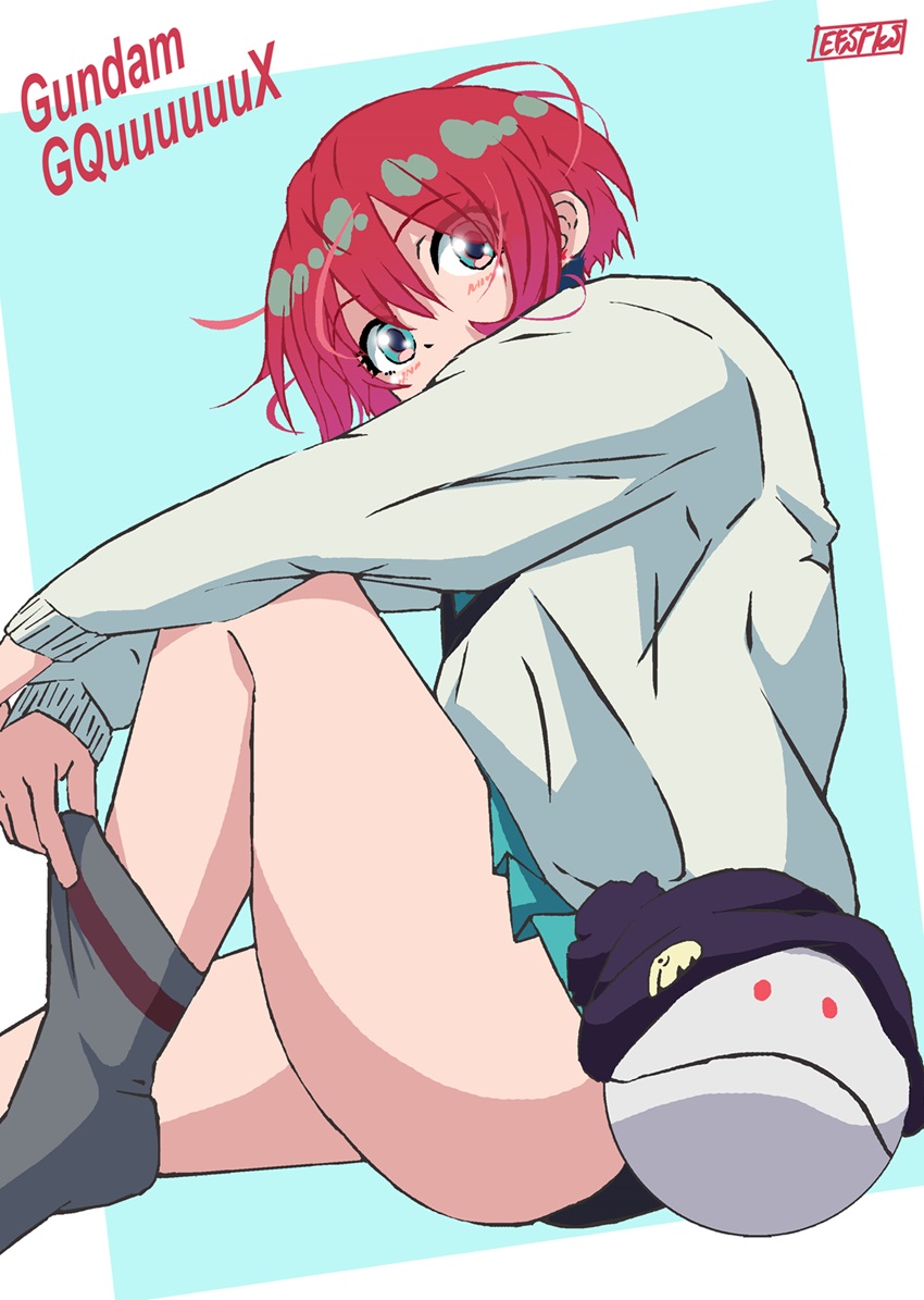 amate yuzuriha and haro (gundam and 1 more) drawn by efsfksx666s