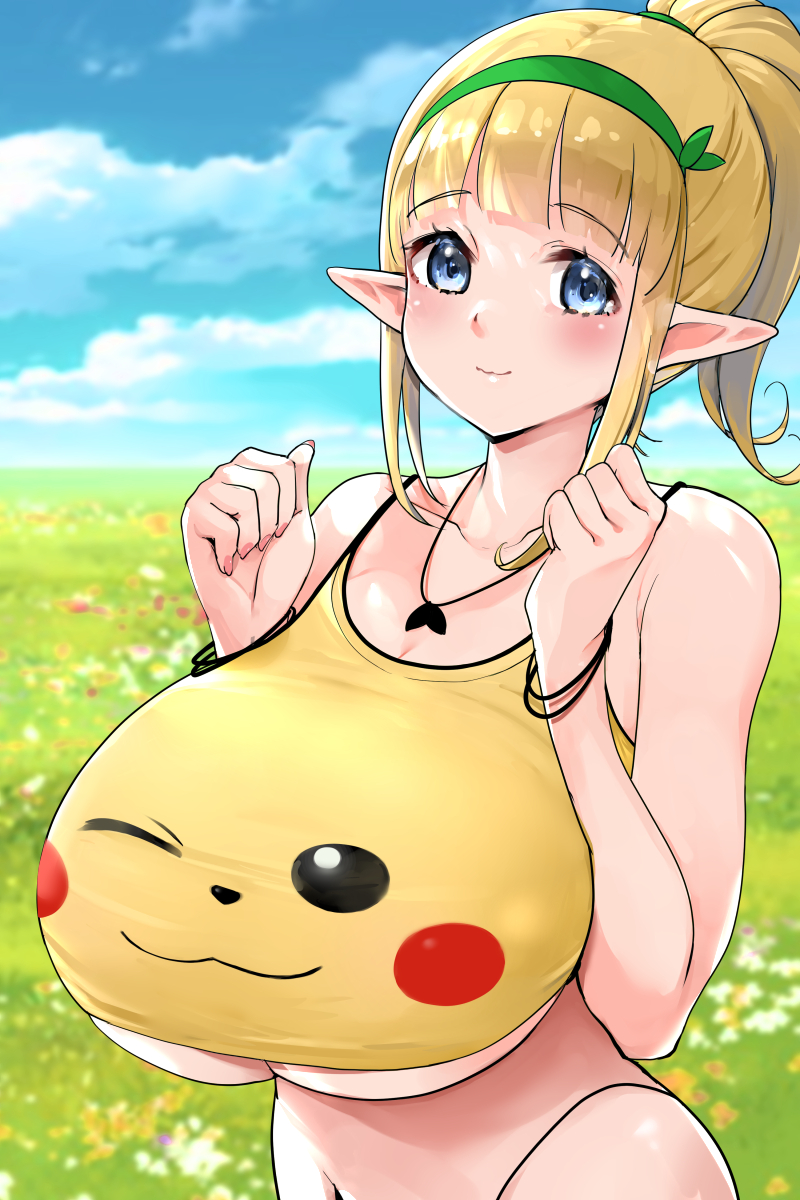 pikachu (original and 1 more) drawn by kntrs_(knyrs)