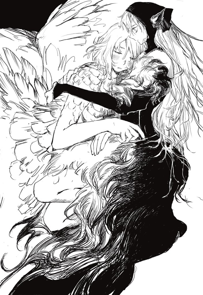 marcille donato and falin touden (dungeon meshi) drawn by feng_ren