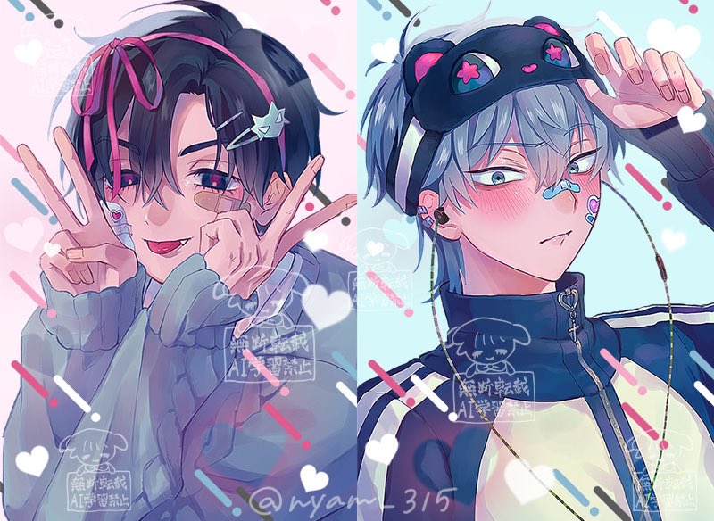 till and ivan (alien stage) drawn by nyam_315