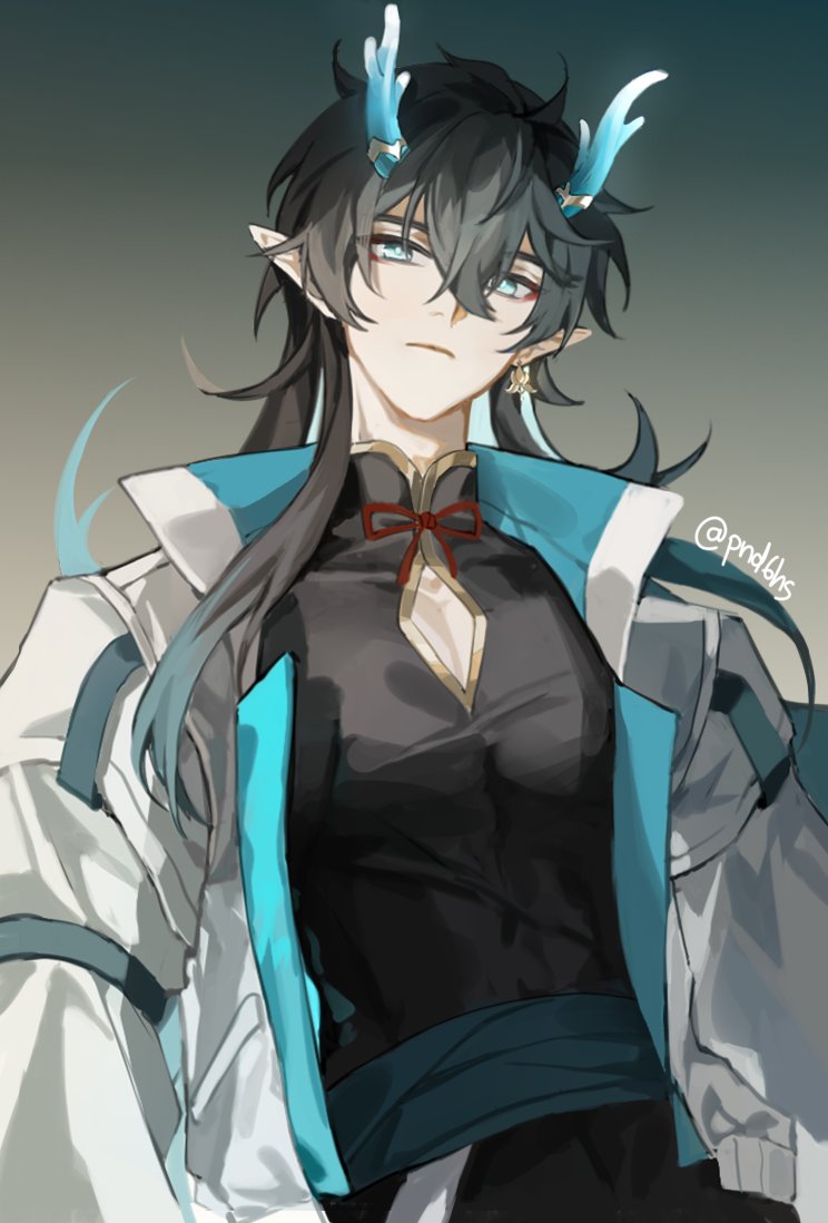 dan heng and dan feng (honkai and 1 more) drawn by pnd6hs