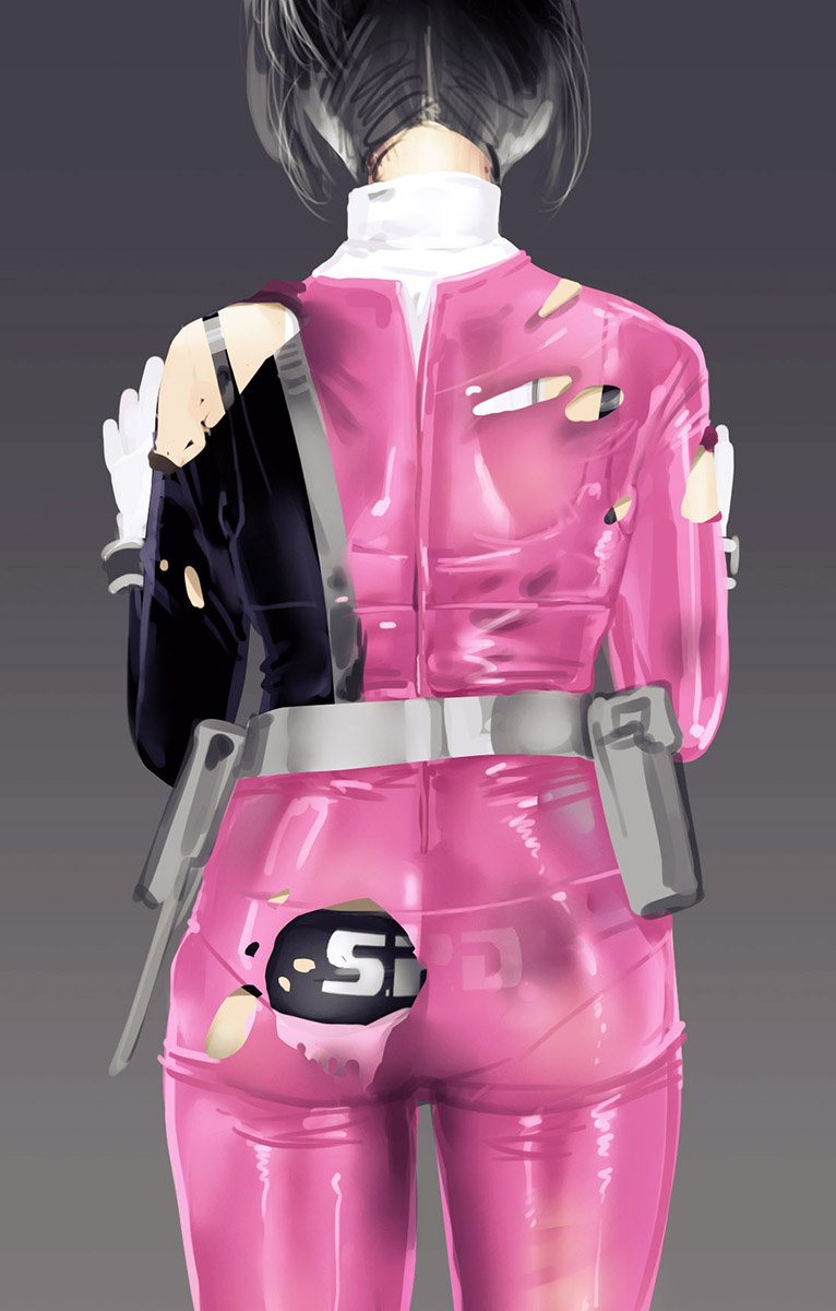 kodou koume and dekapink (super sentai and 1 more) drawn by danmarunyan